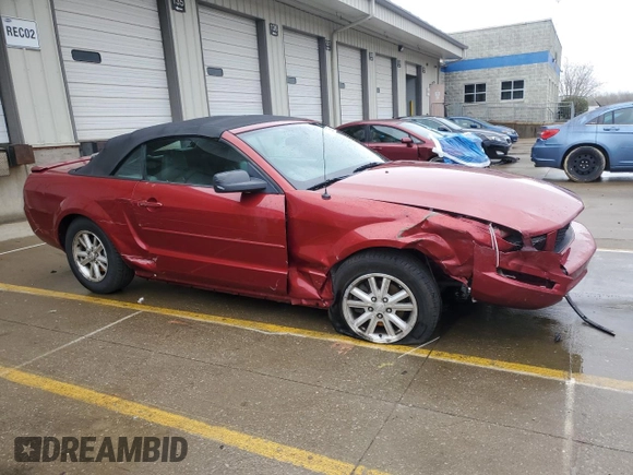 2007 Ford Mustang Deluxe with VIN 1ZVFT84N275353646, listed as a Copart auction lot 51713595 with 189,090 mi miles and Salvage Title. Bid and sale history available at carsss.com. Image 4.