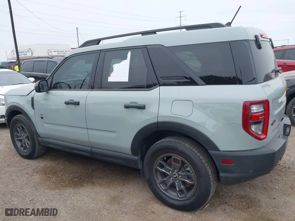 2023 Ford Bronco Sport Big Bend with VIN 3FMCR9B69PRE23951, listed as a IAAI auction lot 41619487 with 33,275 mi miles. Bid and sale history available at carsss.com. Image 14.