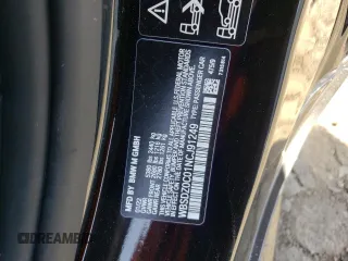 2022 BMW M8 Competition z VIN WBSDZ0C01NCJ91249, wystawiony jako Copart lot #49842513 z przebiegiem 6 187 mil mil oraz . Historia ofert i sprzedaży dostępna na DreamBid. Obrazek 12.