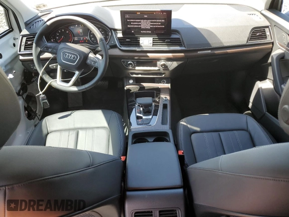 2024 Audi Q5 Premium with VIN WA1ABAFY2R2150639, listed as a Copart auction lot 57469535 with 6,557 mi miles and Salvage title. Bid and sale history available at DreamBid. Image 8.