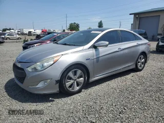 2012 Hyundai Sonata Hybrid with VIN KMHEC4A44CA040923, listed as a Copart auction lot 61872135 with 177,132 mi miles and Clean title. Bid and sale history available at DreamBid. Image 1.