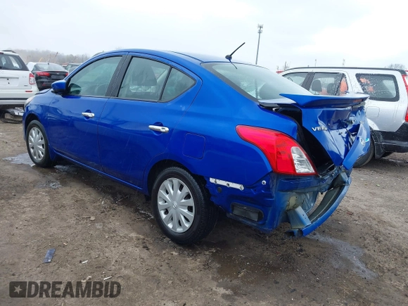 2015 Nissan Versa SV with VIN 3N1CN7AP8FL823227, listed as a IAAI auction lot 42039969 with 94,100 mi miles. Bid and sale history available at carsss.com. Image 3.