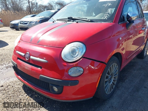 2012 FIAT 500 Gucci with VIN 3C3CFFER7CT343549, listed as a IAAI auction lot 41758660 with 91,786 mi miles. Bid and sale history available at carsss.com. Image 6.