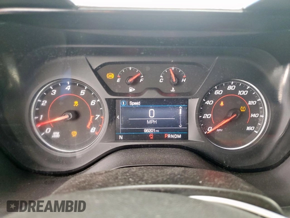 2019 Chevrolet Camaro 1LT with VIN 1G1FB3DS3K0132005, listed as a Copart auction lot 58252525 with 96,201 mi miles and Salvage title. Bid and sale history available at DreamBid. Image 9.