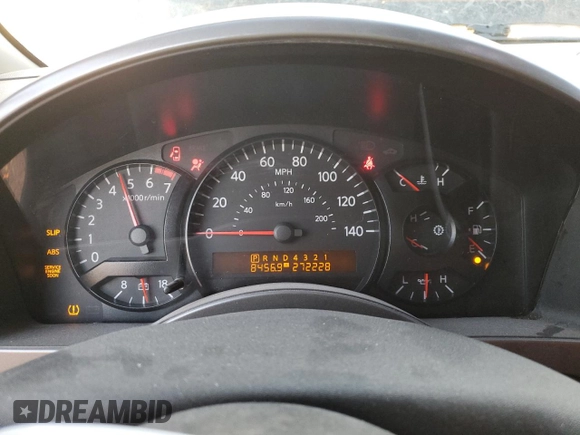 2007 Nissan Titan XE with VIN 1N6AA07A07N217705, listed as a Copart auction lot 86836804 with 272,228 mi miles and Salvage Title. Bid and sale history available at DreamBid. Image 9.
