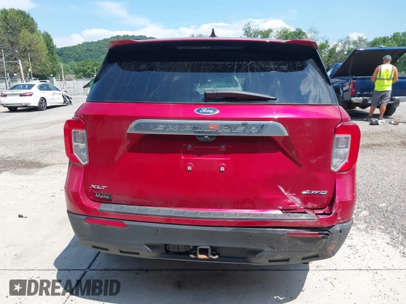 2023 Ford Explorer XLT with VIN 1FMSK8DH3PGB69184, listed as a IAAI auction lot 42674482 with 56,547 mi miles and . Bid and sale history available at DreamBid. Image 17.