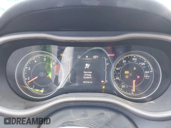 2017 Jeep Cherokee Altitude with VIN 1C4PJLABXHW661153, listed as a IAAI auction lot 41058821 with 167,418 mi miles and . Bid and sale history available at DreamBid. Image 7.