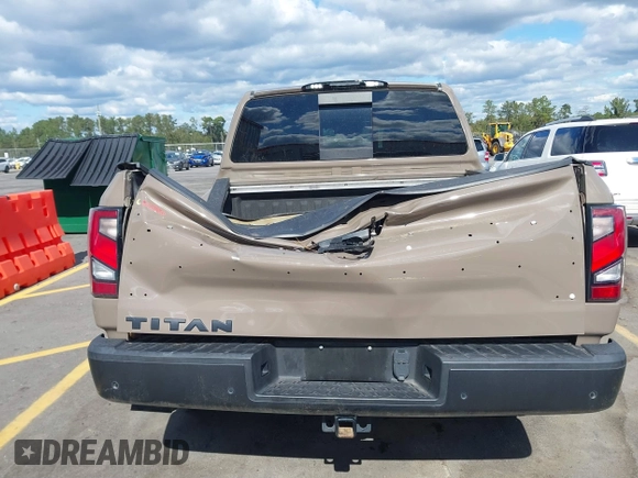 2021 Nissan Titan Pro-4X with VIN 1N6AA1ED4MN531369, listed as a IAAI auction lot 40597122 with 32,161 mi miles and . Bid and sale history available at DreamBid. Image 16.