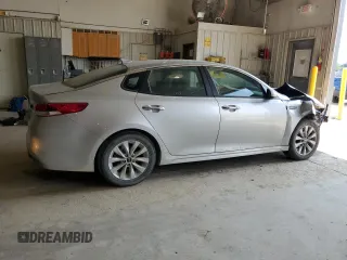 2016 Kia Optima LX with VIN 5XXGT4L35GG035838, listed as a Copart auction lot 59261495 with 128,848 mi miles and Salvage title. Bid and sale history available at DreamBid. Image 3.