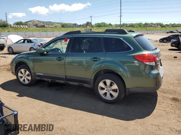 2011 Subaru Outback Limited Power Moon with VIN 4S4BRDKC2B2445324, listed as a Copart auction lot 60492215 with Not provided miles and Salvage title. Bid and sale history available at DreamBid. Image 2.