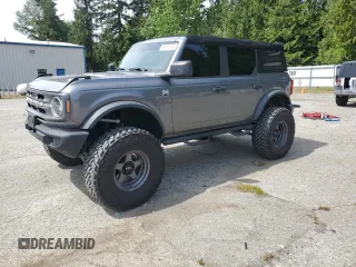 2022 Ford Bronco with VIN 1FMDE5BH7NLB37571, listed as a Copart auction lot 56366175 with 15,599 mi miles and Salvage title. Bid and sale history available at DreamBid. Image 1.