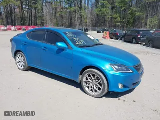 2007 Lexus IS 250 with VIN JTHCK262672018043, listed as a IAAI auction lot 41602209 with 192,445 mi miles. Bid and sale history available at carsss.com. Image 1.
