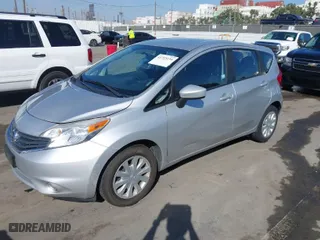 2015 Nissan Versa Note S with VIN 3N1CE2CPXFL418955, listed as a IAAI auction lot 41725154 with 114,901 mi miles. Bid and sale history available at carsss.com. Image 2.