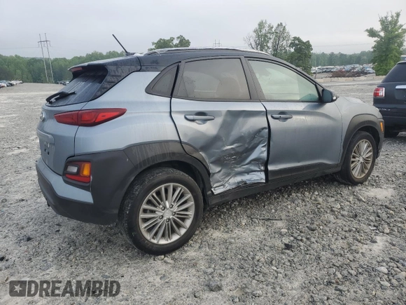2019 Hyundai Kona SEL with VIN KM8K22AAXKU328670, listed as a Copart auction lot 54476045 with 18,068 mi miles and Salvage Title. Bid and sale history available at DreamBid. Image 3.