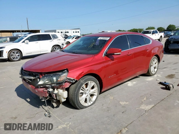 2014 Chevrolet Impala LT with VIN 2G1115SL6E9236552, listed as a Copart auction lot 62386885 with Not provided miles and Clean title. Bid and sale history available at DreamBid. Image 1.