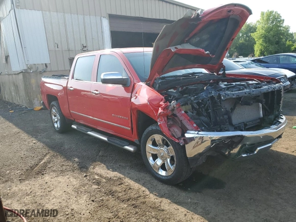 2015 Chevrolet Silverado 1500 LTZ with VIN 3GCUKSEC5FG153410, listed as a Copart auction lot 62053294 with 215,180 mi miles and Salvage Title. Bid and sale history available at carsss.com. Image 4.