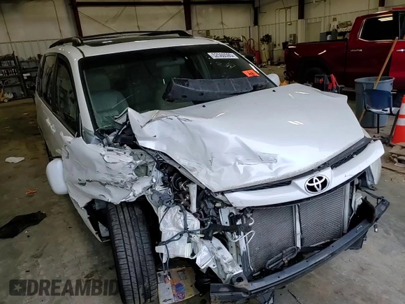 2010 Toyota Sienna XLE with VIN 5TDYK4CC5AS331083, listed as a Copart auction lot 52560595 with 0 mi miles and Non Repairable. Bid and sale history available at carsss.com. Image 11.
