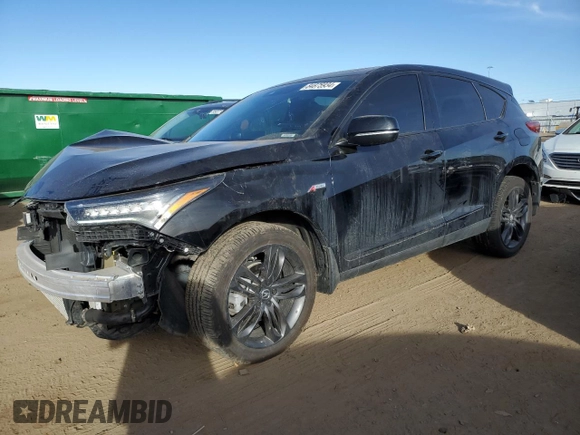 2022 Acura RDX w/A-Spec Package with VIN 5J8TC2H61NL016014, listed as a Copart auction lot 84875934 with 27,210 mi miles and Salvage Title. Bid and sale history available at carsss.com. Image 1.