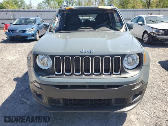 2018 Jeep Renegade Latitude z VIN ZACCJBBB7JPG88689, wystawiony jako Copart lot #54496055 z przebiegiem 46 702 mil mil oraz Szkoda całkowita • Salvage title. Historia ofert i sprzedaży dostępna na DreamBid. Obrazek 5.