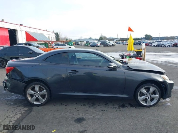 2011 Lexus IS 250C with VIN JTHFF2C24B2516790, listed as a IAAI auction lot 41073567 with 123615 miles. Bid and sale history available at carsss.com. Image 13.