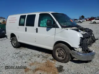 2016 GMC Savana Cargo z VIN 1GTW7AFF9G1902240, wystawiony jako Copart lot #48993415 z przebiegiem Nie podano mil oraz Szkoda całkowita • Salvage title. Historia ofert i sprzedaży dostępna na DreamBid. Obrazek 4.