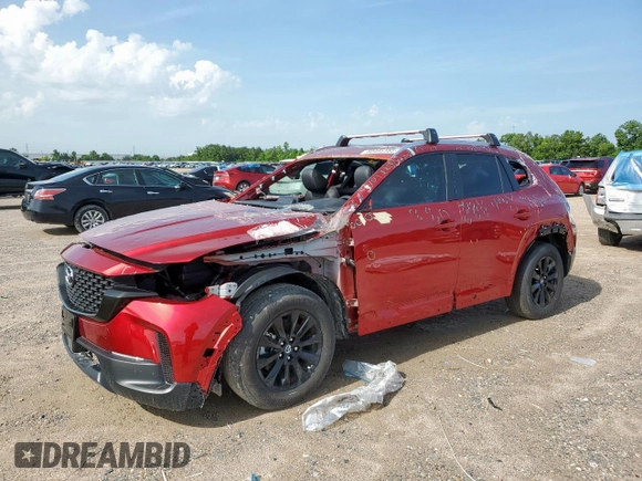 2025 Mazda CX-50 S Select z VIN 7MMVABAM2SN332351, wystawiony jako Copart lot #60495185 z przebiegiem 493 mil mil oraz Szkoda całkowita • Salvage title. Historia ofert i sprzedaży dostępna na DreamBid. Obrazek 1.