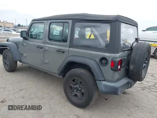 2022 Jeep Wrangler Unlimited Sport S with VIN 1C4HJXDG8NW126143, listed as a IAAI auction lot 42197273 with 44,472 mi miles and . Bid and sale history available at DreamBid. Image 3.