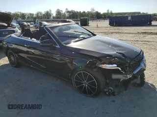2020 Mercedes-Benz C 300 with VIN W1KWK8DB4LG001345, listed as a Copart auction lot 56673464 with Not Provided miles and Salvage Title. Bid and sale history available at DreamBid. Image 4.