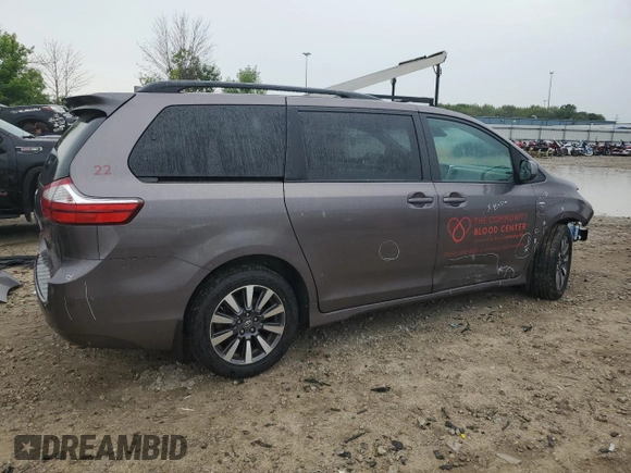 2019 Toyota Sienna LE with VIN 5TDJZ3DC2KS223303, listed as a Copart auction lot 65820654 with 286,964 mi miles and Clean Title. Bid and sale history available at carsss.com. Image 3.