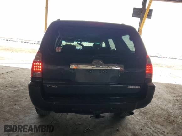 2006 Toyota 4Runner SR5 with VIN JTEZU14R960071972, listed as a Copart auction lot 51695005 with 214,976 mi miles and Salvage Title. Bid and sale history available at DreamBid. Image 6.