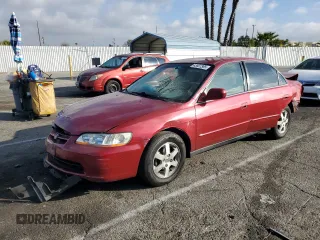 2000 Honda Accord SE with VIN JHMCG6693YC024688, listed as a Copart auction lot 43807365 with 207,936 mi miles and Salvage title. Bid and sale history available at DreamBid. Image 1.