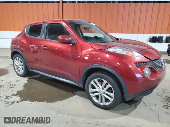 2014 Nissan Juke SL with VIN JN8AF5MV2ET484284, listed as a Copart auction lot 87199244 with 185,811 mi miles and Salvage Title. Bid and sale history available at carsss.com. Image 4.