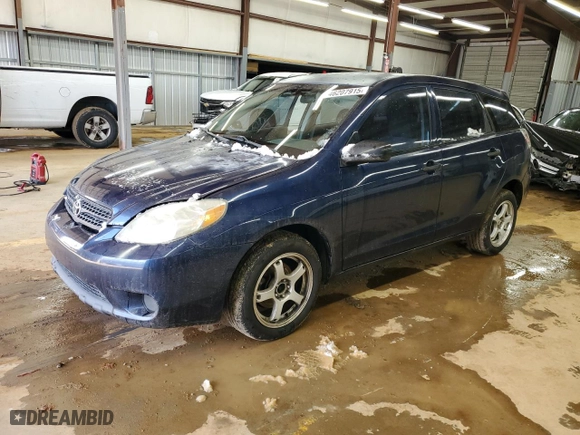 2006 Toyota Matrix STD with VIN 2T1KR32E56C602058, listed as a Copart auction lot 46207915 with 185,377 mi miles and Salvage Title. Bid and sale history available at carsss.com. Image 1.
