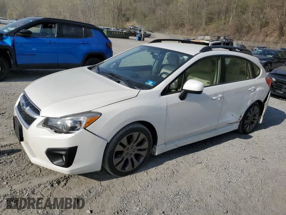 2014 Subaru Impreza Wagon 2.0i Sport Premium with VIN JF1GPAL66E8218507, listed as a Copart auction lot 53496635 with 99,453 mi miles and Salvage Title. Bid and sale history available at carsss.com. Image 1.
