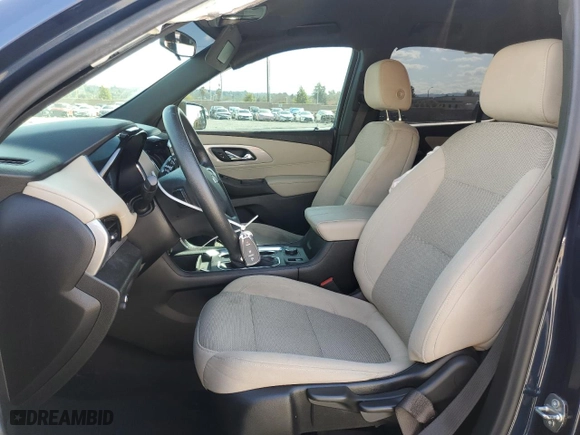 2022 Chevrolet Traverse LS with VIN 1GNERFKW7NJ106700, listed as a Copart auction lot 47775175 with 47,088 mi miles and Salvage Title. Bid and sale history available at carsss.com. Image 7.