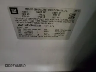 2015 GMC Terrain SLE z VIN 2GKFLWE36F6282544, wystawiony jako Copart lot #44976365 z przebiegiem 171 555 mil mil oraz Szkoda całkowita • Salvage title. Historia ofert i sprzedaży dostępna na DreamBid. Obrazek 12.