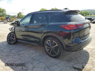 2023 Infiniti QX50 Sport with VIN 3PCAJ5FB0PF114339, listed as a Copart auction lot 57389284 with 11,462 mi miles and Salvage Title. Bid and sale history available at DreamBid. Image 2.