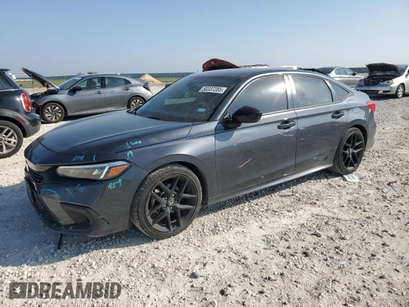 2024 Honda Civic Sport with VIN 2HGFE2F55RH541226, listed as a Copart auction lot 50337285 with 14,612 mi miles and Salvage Title. Bid and sale history available at DreamBid. Image 1.