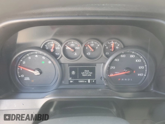 2020 Chevrolet Silverado 1500 Custom with VIN 3GCPWBEH5LG246999, listed as a Copart auction lot 48423035 with 126,853 mi miles and Clean Title. Bid and sale history available at DreamBid. Image 9.