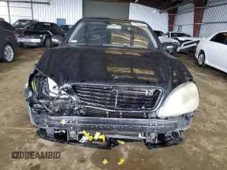 2001 Mercedes-Benz S-Class with VIN WDBNG75J31A174313, listed as a Copart auction lot 44076915 with 193,049 mi miles and Salvage Title. Bid and sale history available at carsss.com. Image 5.