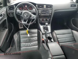 2016 Volkswagen Golf GTI SE with VIN 3VW5T7AU9GM034952, listed as a Copart auction lot 46992825 with 177,095 mi miles and Salvage Title. Bid and sale history available at carsss.com. Image 8.