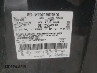 2014 Ford F-150 XL with VIN 1FTFX1EF4EFB93850, listed as a Copart auction lot 86878034 with 93,069 mi miles and Clean Title. Bid and sale history available at carsss.com. Image 15.