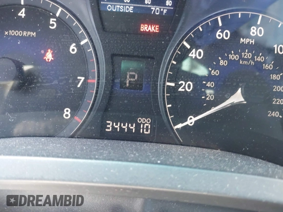 2010 Lexus RX 350 with VIN 2T2BK1BA8AC037850, listed as a IAAI auction lot 42207674 with 344,410 mi miles and . Bid and sale history available at carsss.com. Image 15.