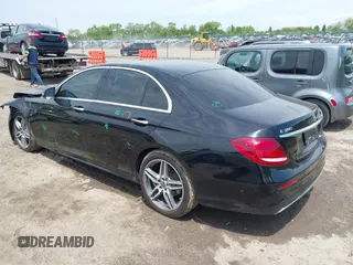2018 Mercedes-Benz E with VIN WDDZF4KB2JA381699, listed as a IAAI auction lot 39407980 with 52,865 mi miles. Bid and sale history available at carsss.com. Image 3.