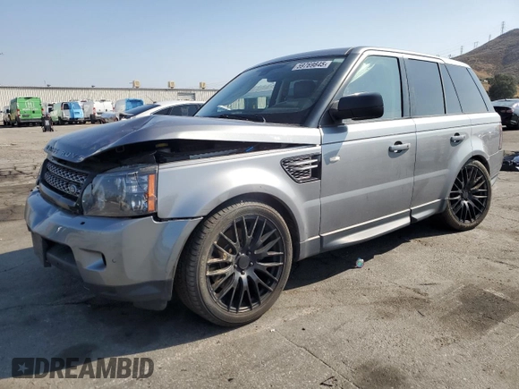 2013 Land Rover Range Rover Sport HSE Lux with VIN SALSK2D42DA775937, listed as a Copart auction lot 59769845 with 89,835 mi miles and Salvage title. Bid and sale history available at DreamBid. Image 1.
