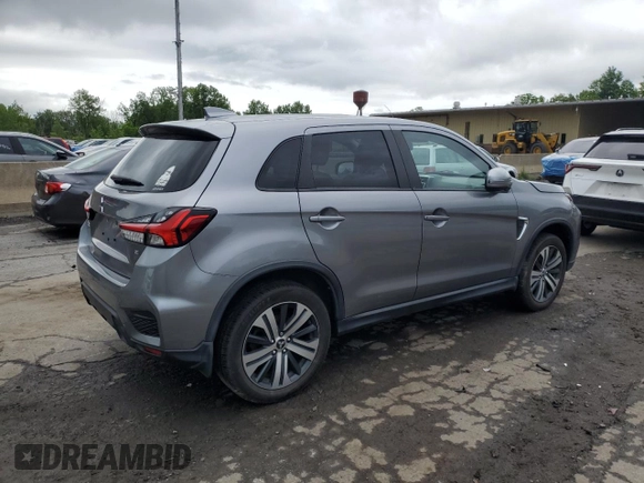 2020 Mitsubishi Outlander ES with VIN JA4AR3AU7LU013493, listed as a Copart auction lot 59749165 with 39,915 mi miles and Salvage title. Bid and sale history available at DreamBid. Image 3.