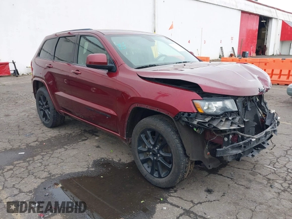2018 Jeep Grand Cherokee Laredo E with VIN 1C4RJFAG6JC256341, listed as a IAAI auction lot 41635752 with 52,184 mi miles and . Bid and sale history available at DreamBid. Image 1.
