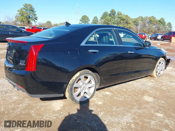 2014 Cadillac ATS Standard RWD with VIN 1G6AA5RX7E0151748, listed as a IAAI auction lot 41489412 with 116,427 mi miles and . Bid and sale history available at carsss.com. Image 4.