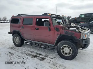 2005 Hummer H2 SUV with VIN 5GRGN23U35H103463, listed as a Copart auction lot 88523045 with Not Provided miles and Non Repairable. Bid and sale history available at carsss.com. Image 4.