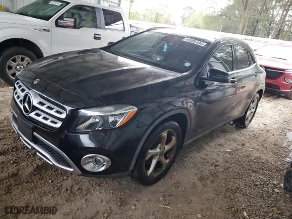 2018 Mercedes-Benz GLA with VIN WDCTG4EB3JJ450631, listed as a Copart auction lot 76377564 with 92,384 mi miles and Non Repairable. Bid and sale history available at carsss.com. Image 1.
